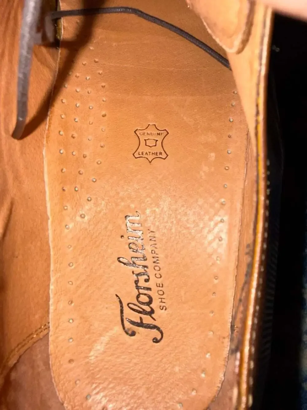 Florsheim Shoe Company‎ 15149-221 Brown Leather Cap Toe Oxford Shoes Size 11D